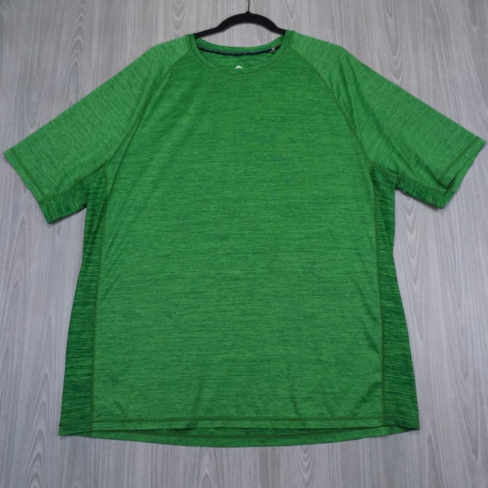 Tommy Bahama IslandZone T-Shirt Mens XL Green Heather UPF 30 EUC